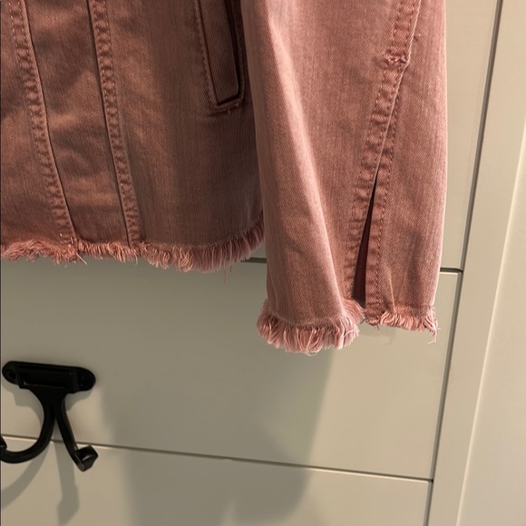 Liverpool Pink Jean Jacket Classic Denim Style - Picture 2 of 5